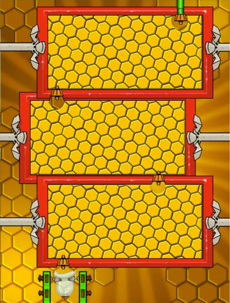 Honey Nut Cheerios Level 2 color comp · proposed environment and level treatment.
