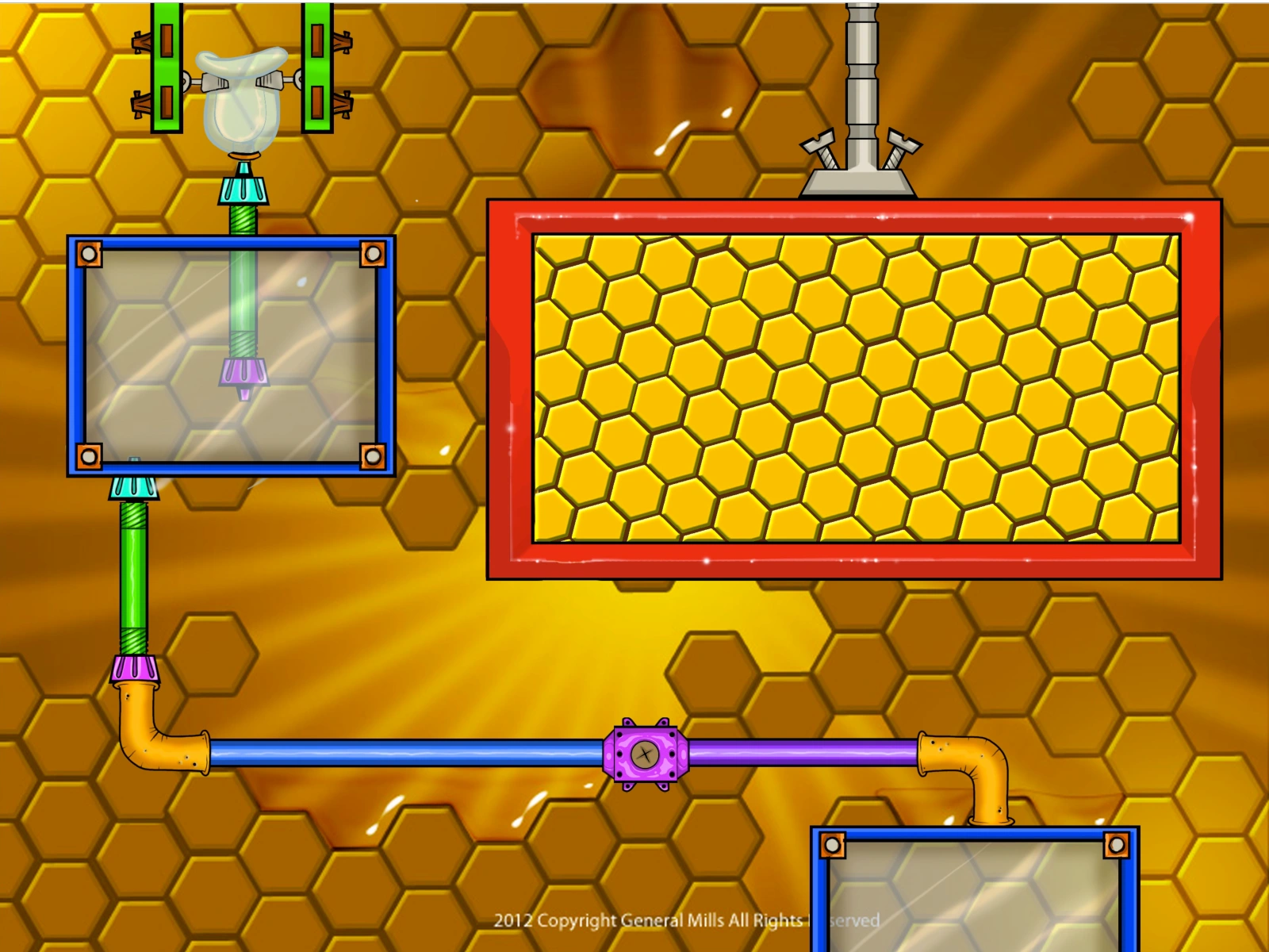 Honey Nut Cheerios Level 3 color comp · proposed environment and level treatment.