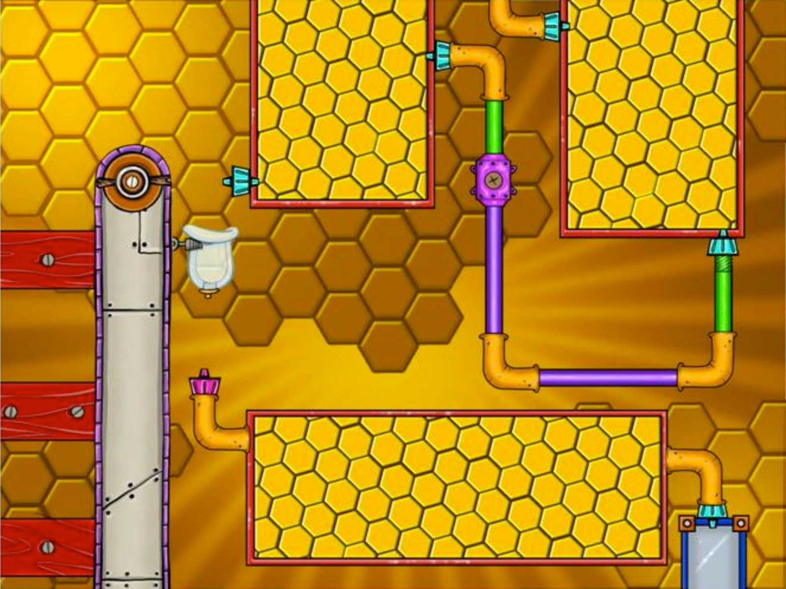 Honey Nut Cheerios Level 6 color comp · proposed environment and level treatment.