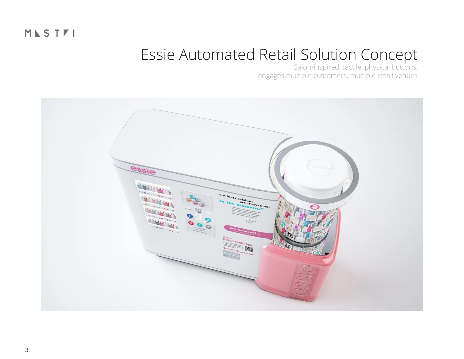 Essie / Automated retail project preview